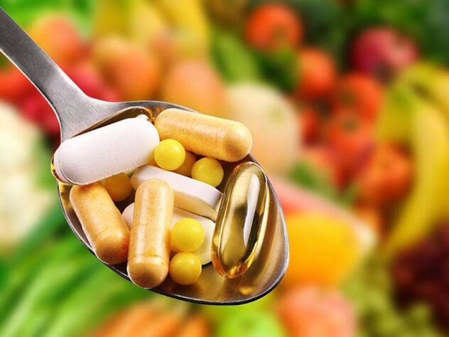 Vitaminas nunha culler
